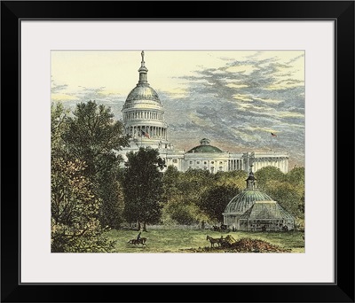 Capitol From the Botanical Gardens