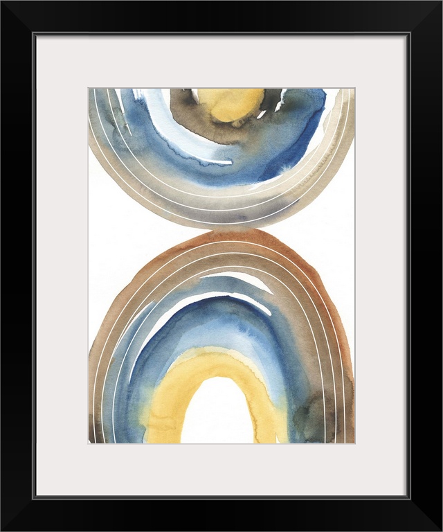 Inspired by the rings of Saturn and a space expedition, this contemporary artwork reflects the wonders of space and the pa...