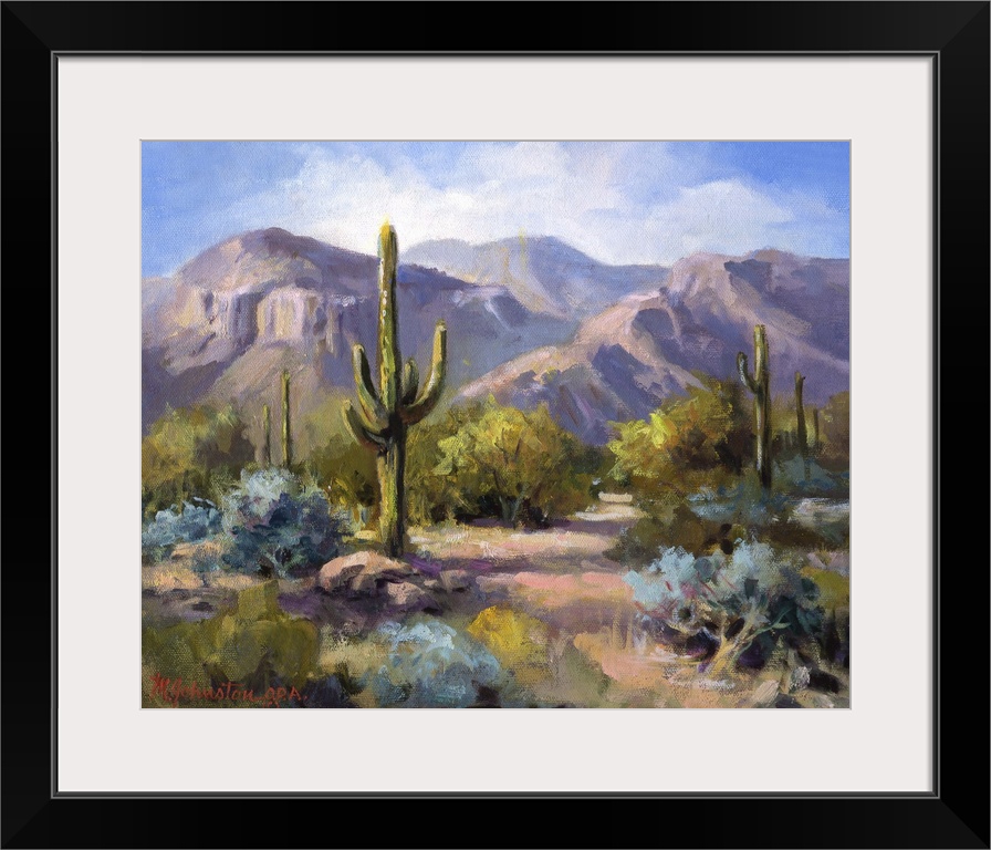 Contemporary landscape painting of the southwest.
