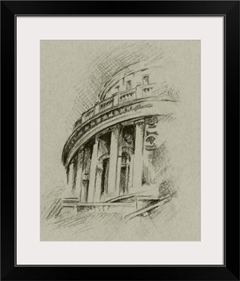 Charcoal Architectural Study I