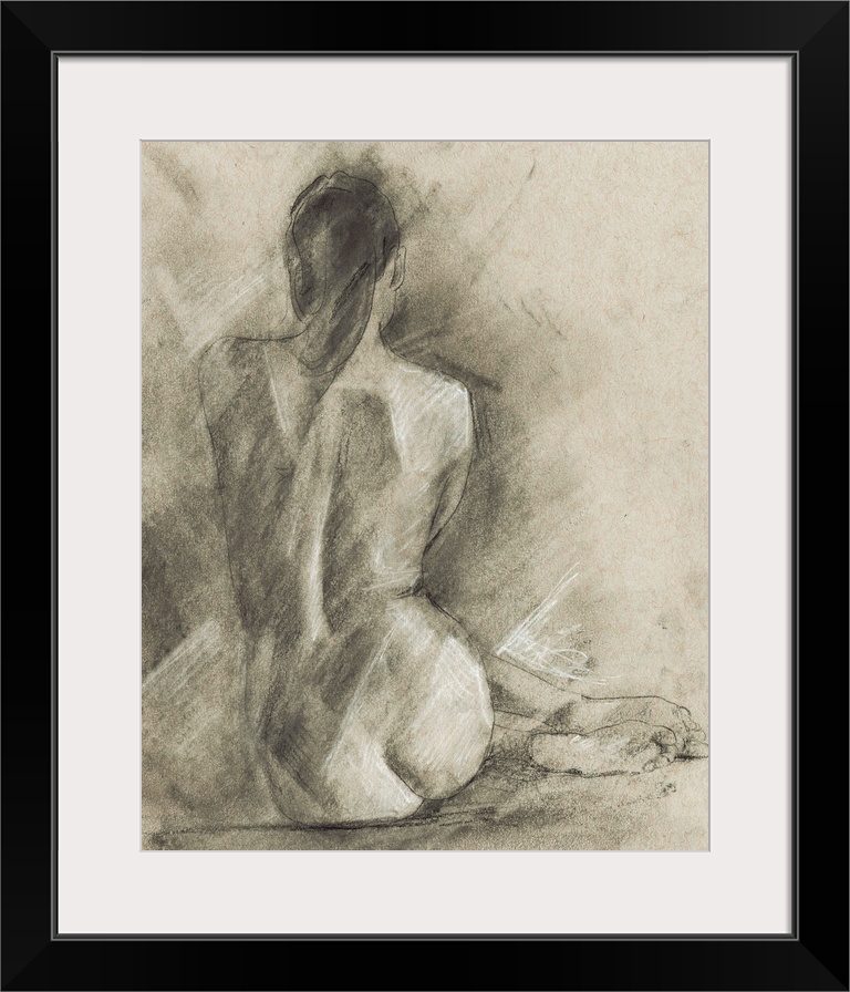 Charcoal Figure Study I