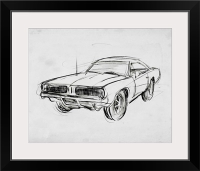 Classic Car Sketch IV