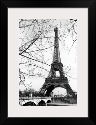 Eiffel Tower Along The Seine River