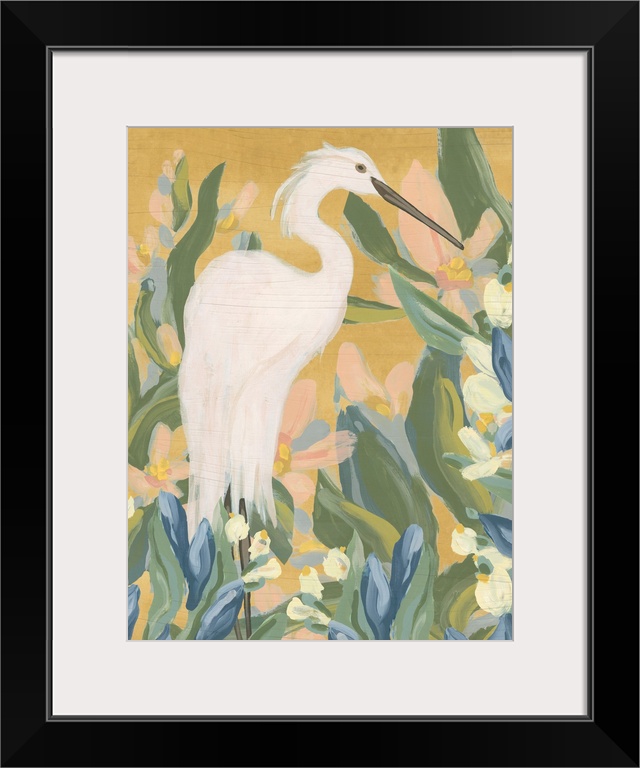 Floral Egret II