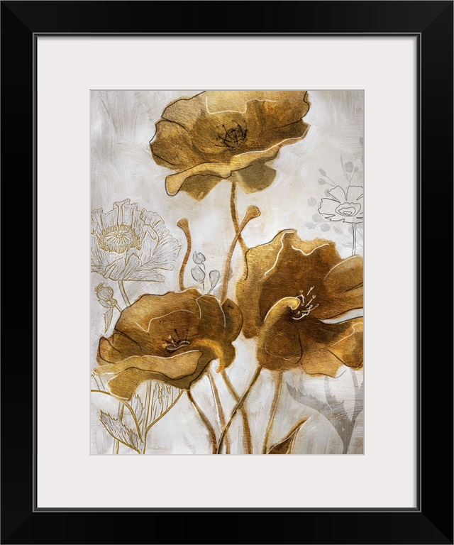 Gold & Silver Flowerfield II