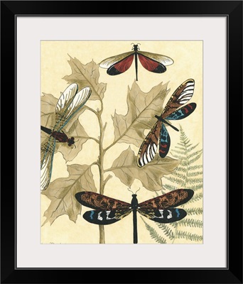 Graphic Dragonflies in Nature I
