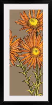 Graphic Flower Panel I