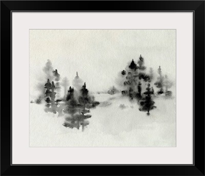 Inked Pine Forest I