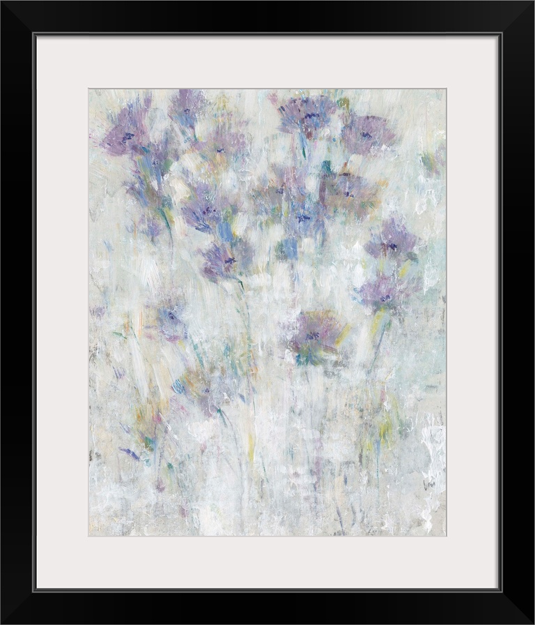 Lavender Floral Fresco I