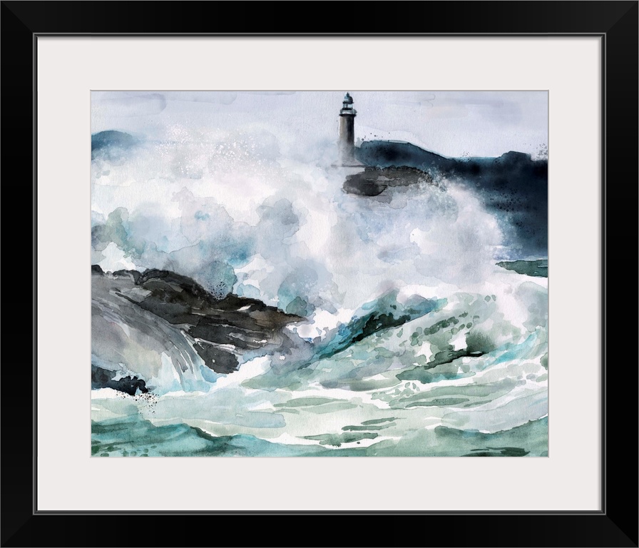 Lighthouse Waves II