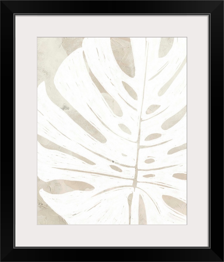 Linen Tropical Silhouette I