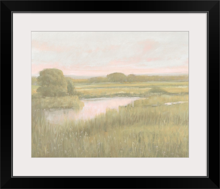 Marsh Horizon At Dawn I