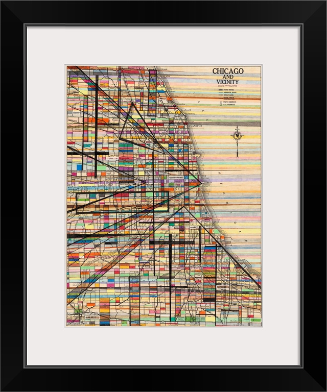 Modern Map of Chicago