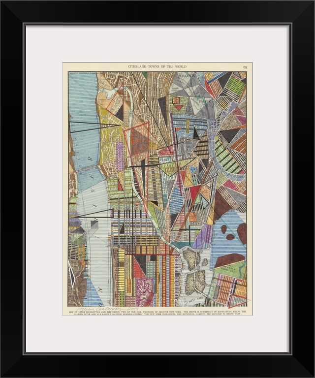 Modern Map of New York I