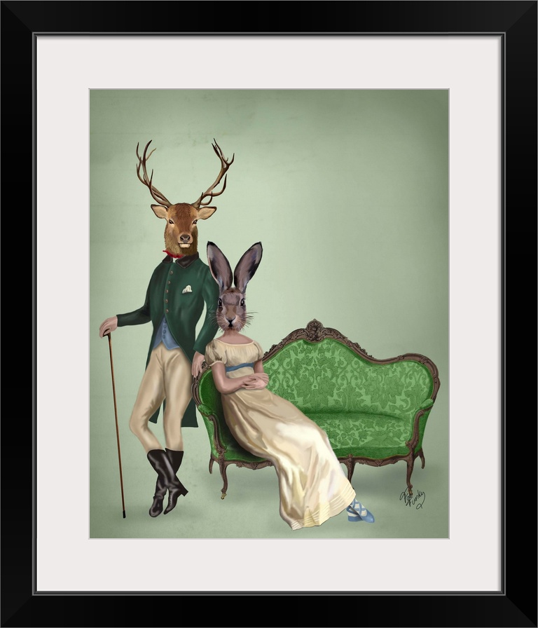 Mr Deer and Mrs Rabbit