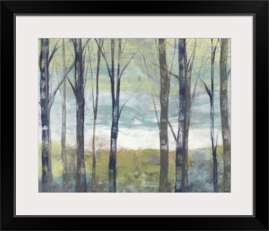 Pastel Birches II