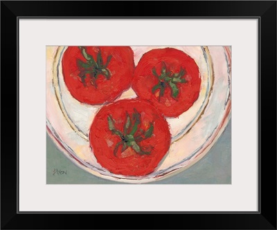 Plate with Tomato