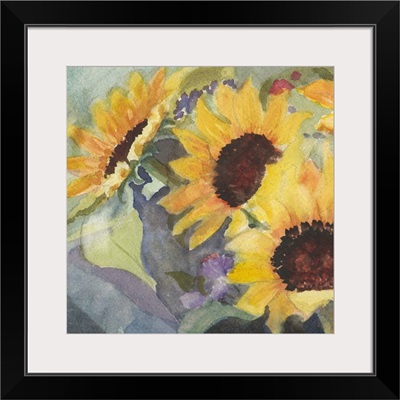 Sunflowers in Watercolor I