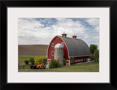 Truck And Palouse Barn