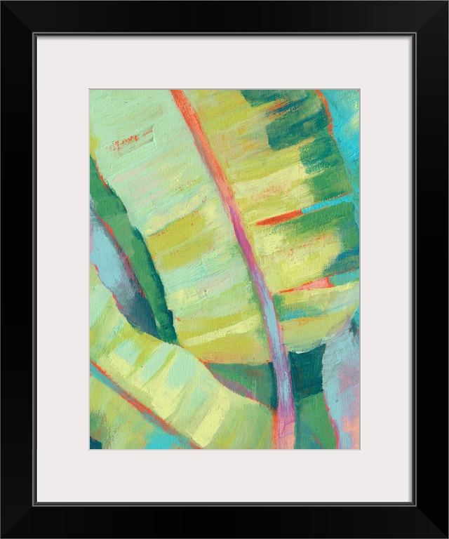 Vibrant Palm Leaves I