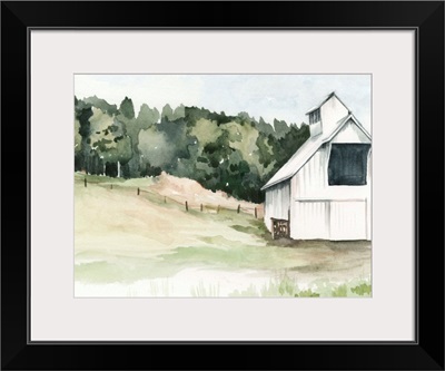Watercolor Barn III