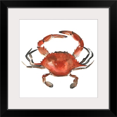 Watercolor Crab I