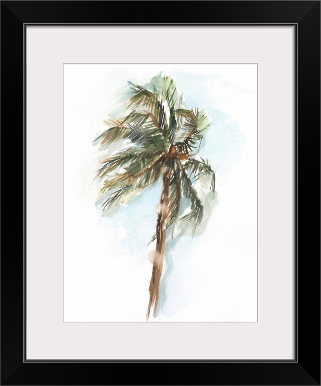 Watercolor Palm Study II