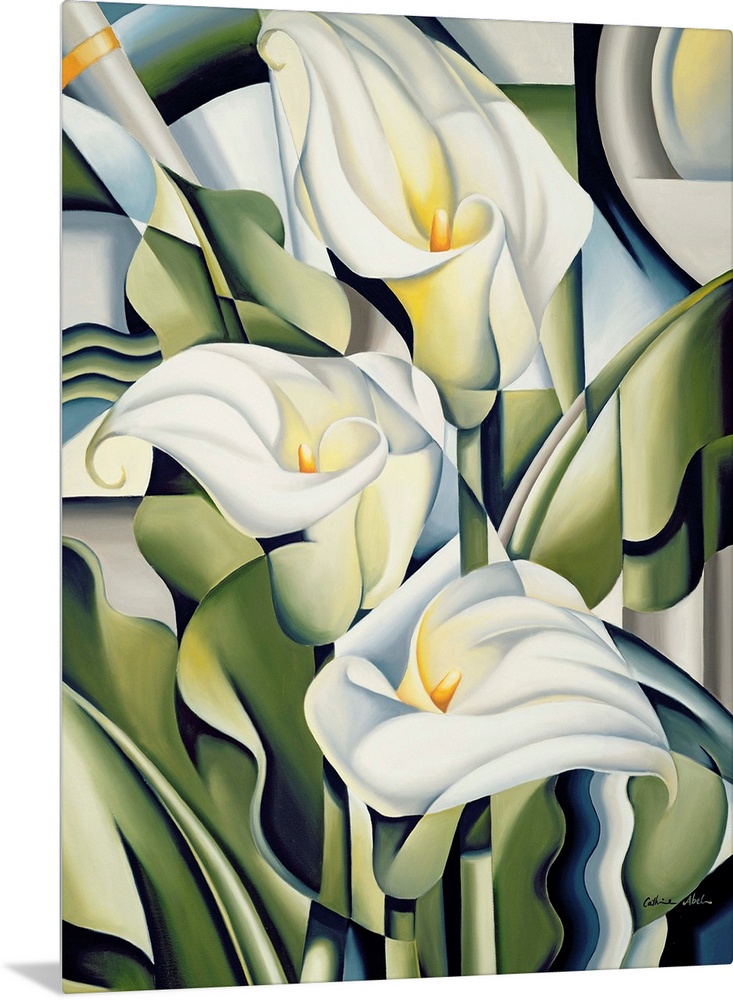 Cubist Lilies