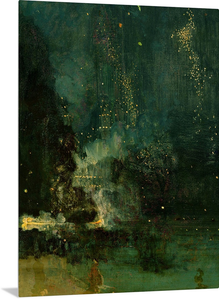 Nocturne in Black and Gold, the Falling Rocket, c.1875