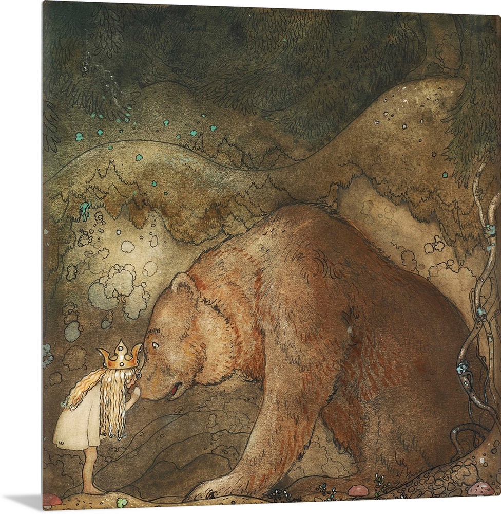 Originally w/c and tempera on paper.