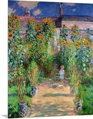 The Artists Garden at Vetheuil, 1880