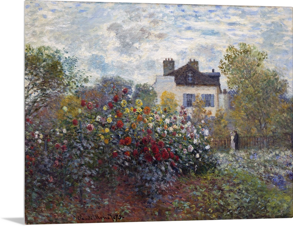 The Artist's Garden In Argenteuil (A Corner Of The Garden With Dahlias), 1873