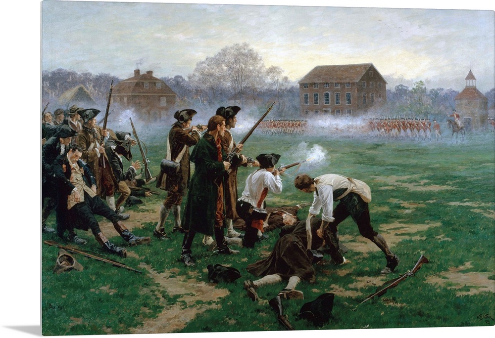 The Battle of Lexington, 19th April 1775, 1910