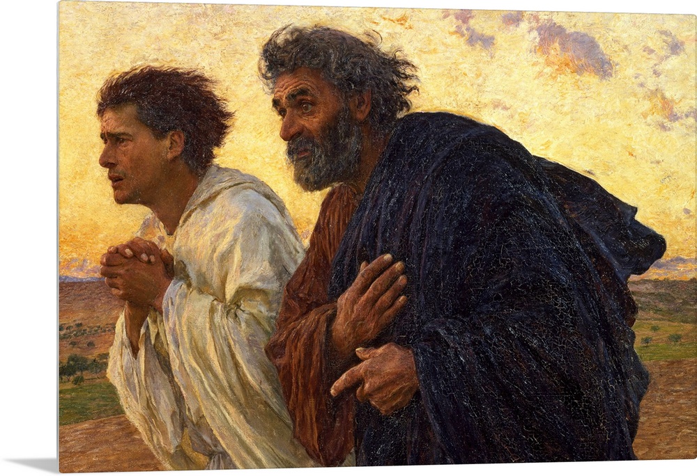 The Disciples Peter and John Running to the Sepulchre