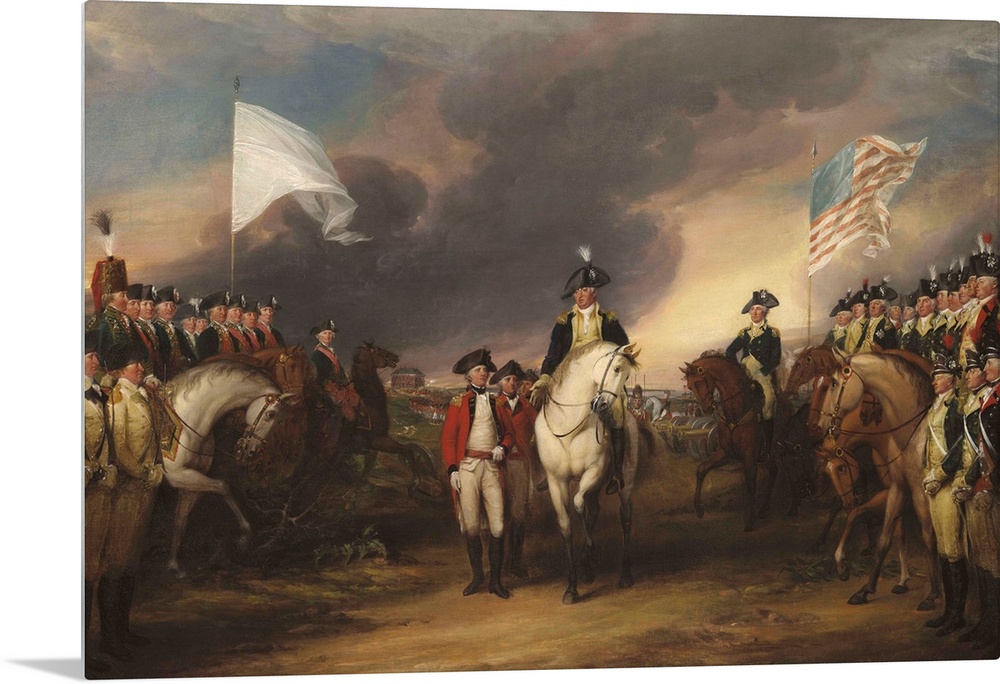 The Surrender of Lord Cornwallis at Yorktown, October 19, 1781, 1787-c.1828