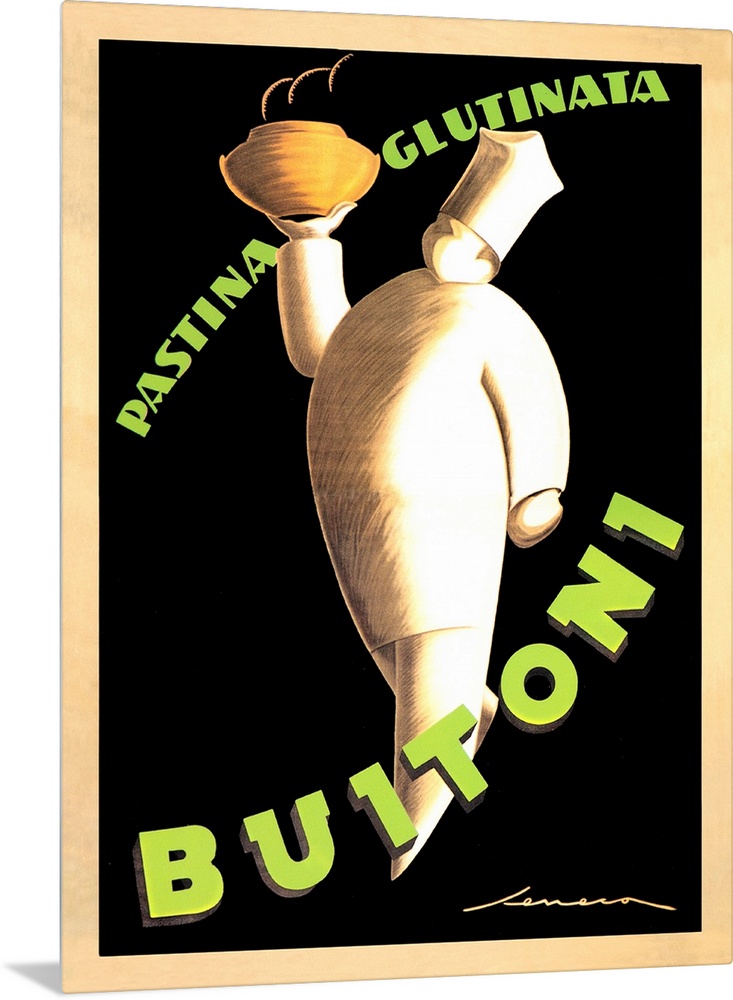 Vintage Italian advertisement for Buitoni, 1928.