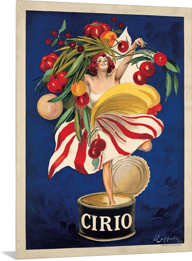 Vintage advertisement for Cirio Italian food company.