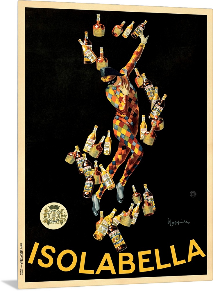 Vintage advertisement of Isolabella (1910) by Leonetto Cappiello.