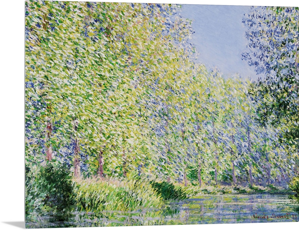 Bend in the Epte River near Giverny  (1888) by Claude Monet