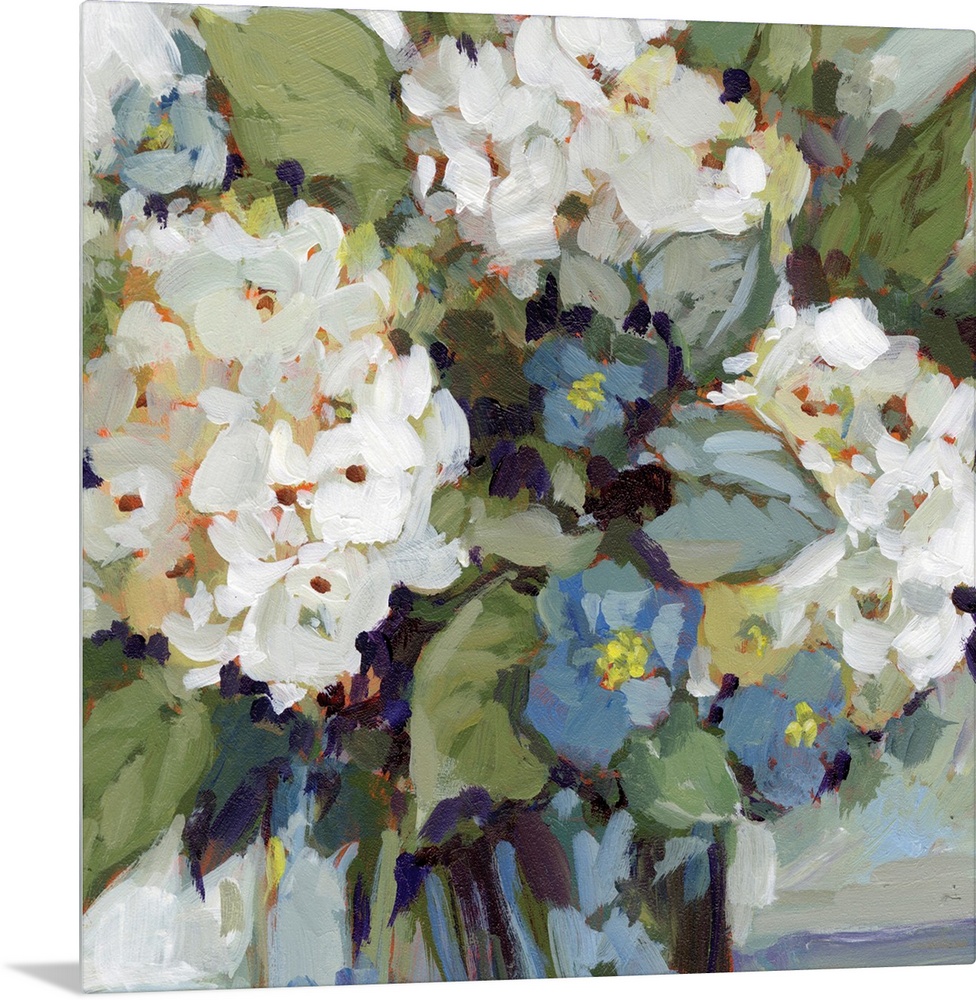 Splashy and loosely rendered still life makes a bold decor statementclassic yet contemporary!