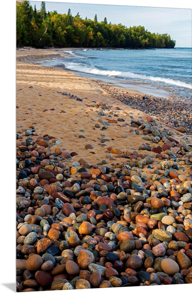 Michigan, Pictured Rocks National Lakeshore, Au Sable Point and Lake Superior