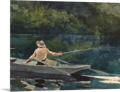 Casting, Number Two, by Winslow Homer, 1894, American painting