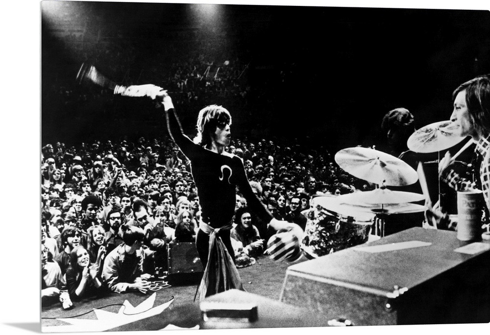 Gimme Shelter, Mick Jagger, Charlie Watts, 1970.