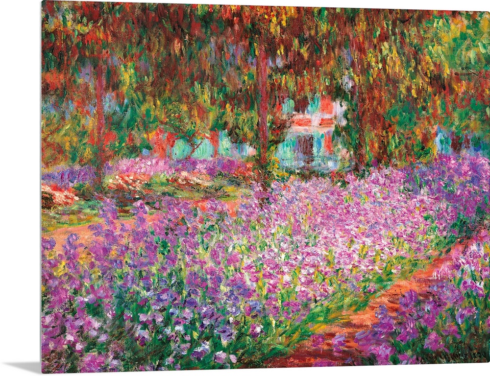 Monets Garden at Giverny, by Claude Monet, 1900, 20th Century, oil on canvas, cm 81 x 92 - France, Ile de France, Paris, M...