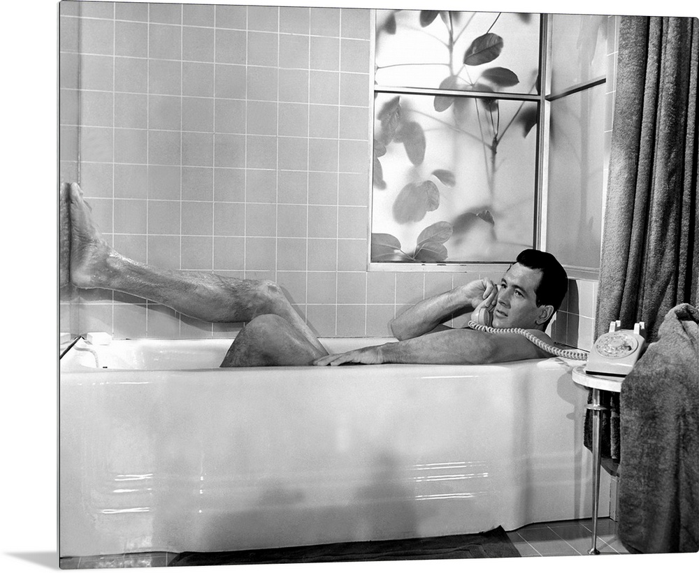 PILLOW TALK, Rock Hudson, 1959.