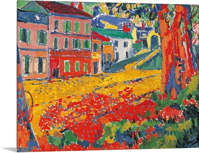 Restaurant La Machine at Bougival, by Maurice de Vlaminck, 1905. Musee d'Orsay, Paris