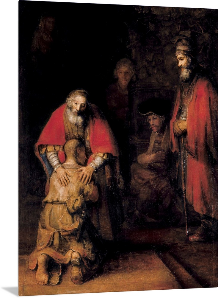 REMBRANDT, Harmenszoon van Rijn, called (1606-1669). Return of the Prodigal Son. 1668. Baroque art. Oil on canvas. RUSSIA....