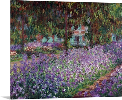 The Artist's Garden at Giverny, 1900, By French impressionist Claude Monet