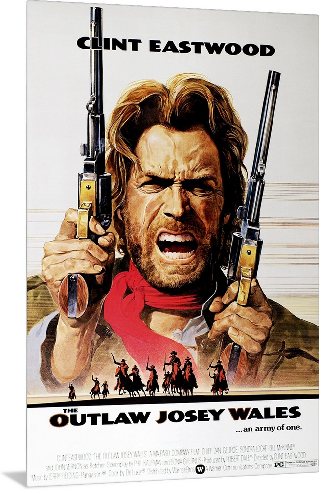 The Outlaw Josey Wales - Vintage Movie Poster