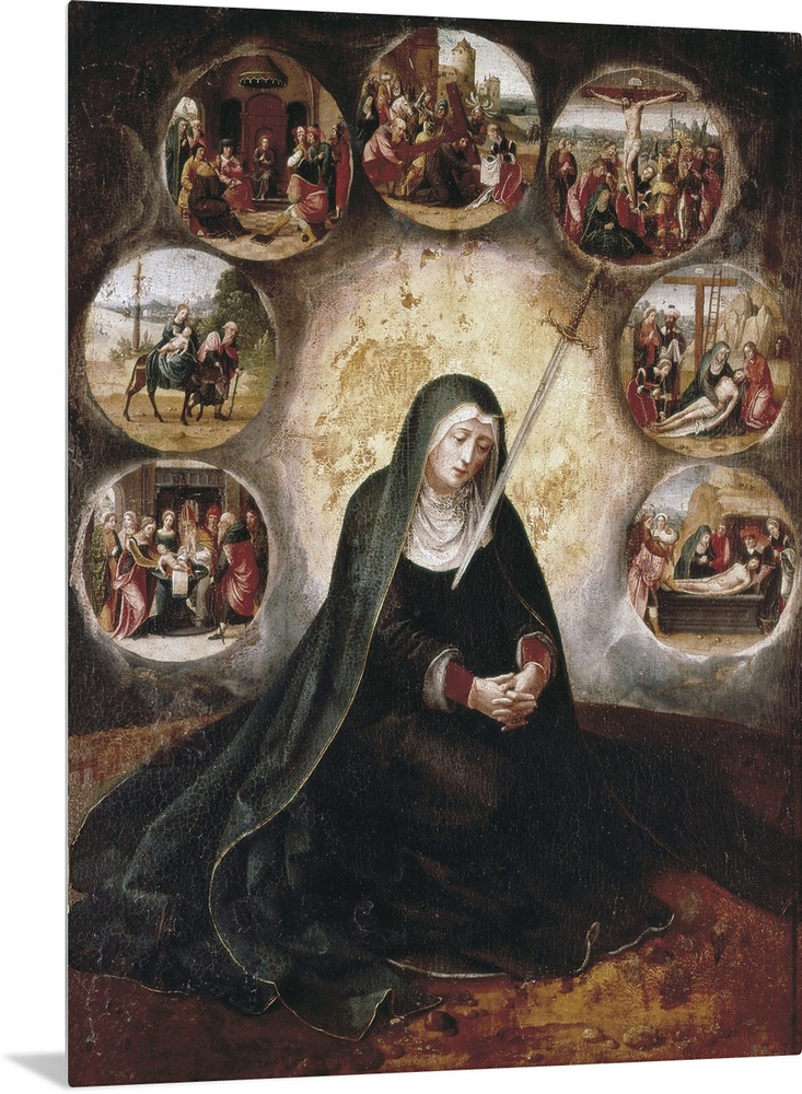 Virgin of the Seven SorrowsVirgin of the Seven SorrowsVirgin of the Seven Sorrows. 1520 - 1540. Painted by the Master of t...